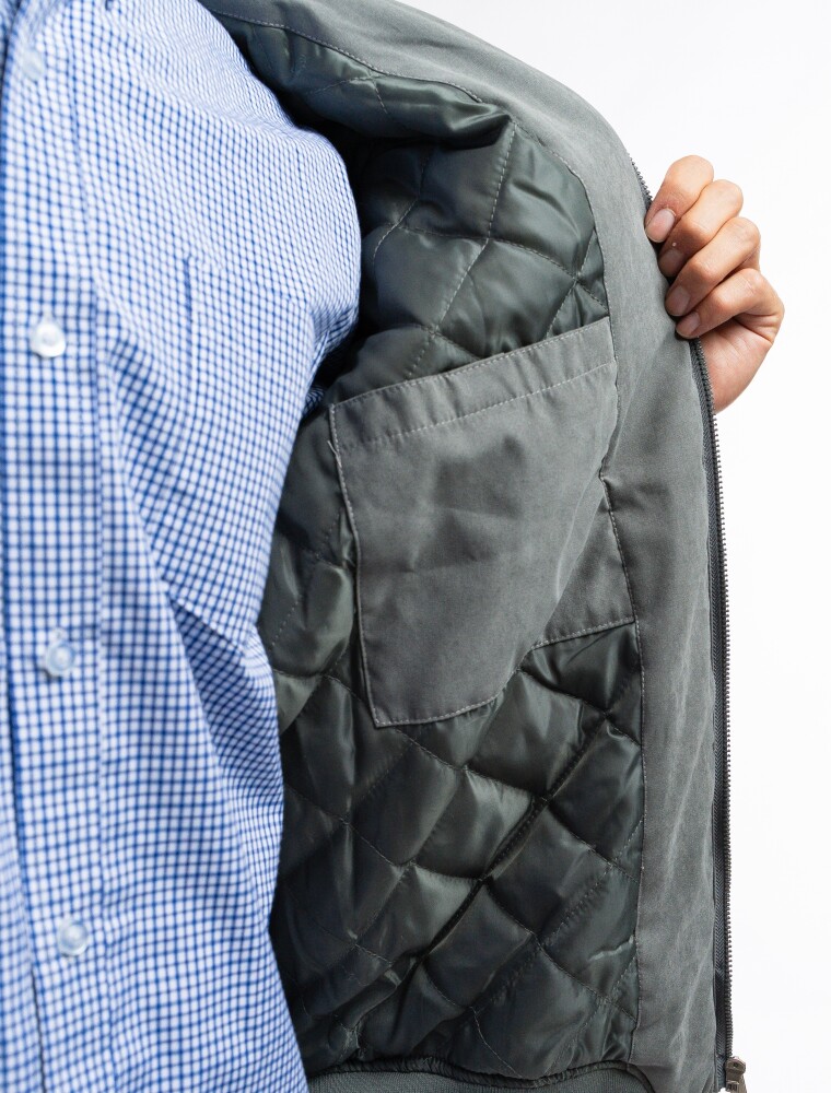 Campera Microfibra Seattle Gris