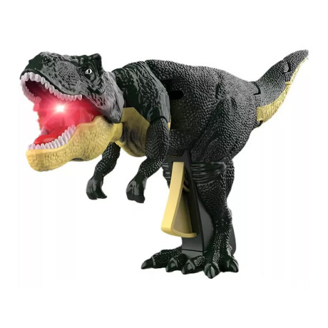 Dinosaurio T-Rex Juguete Articulado c/ Movimiento Luz Sonido Verde
