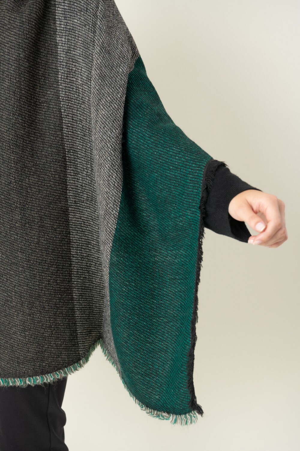 PASHMINA CUARZO AHUMADO Verde
