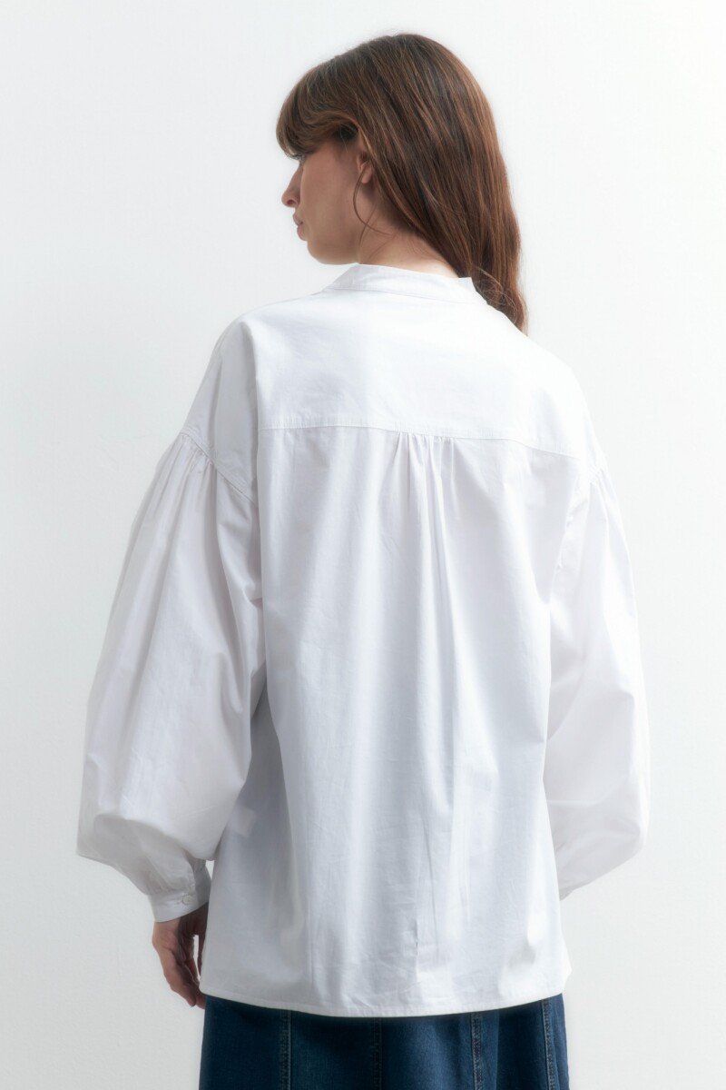 Camisa oversized blanco