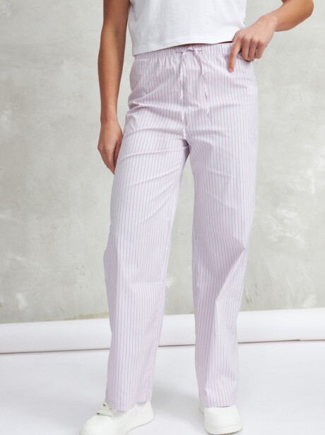 PANTALÓN STRIPE ROSA