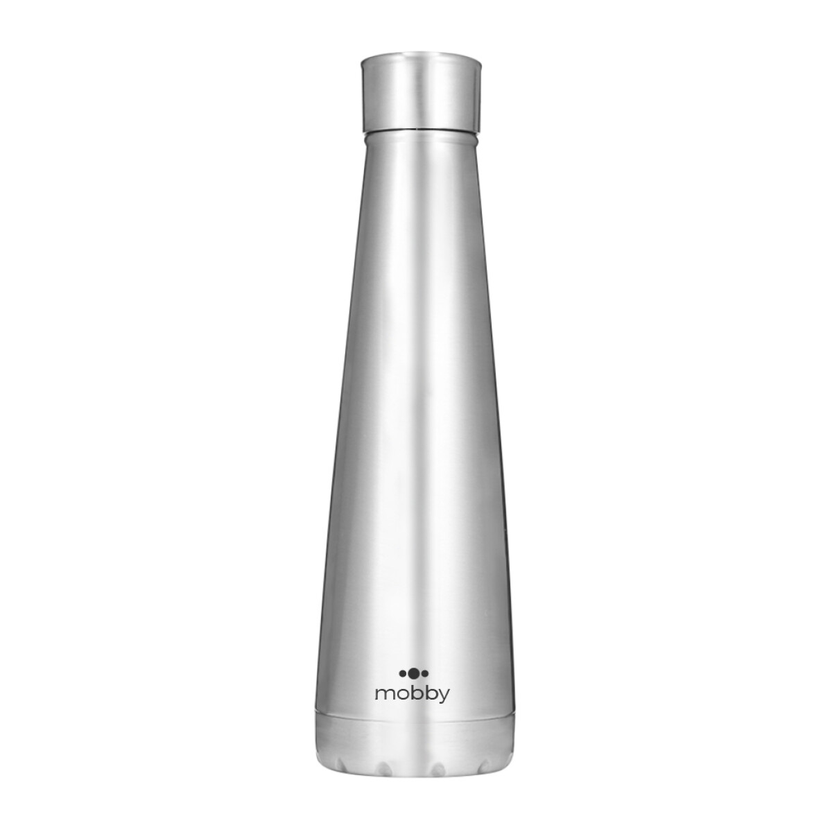 BOTELLA CONICA A.INOX 500ML DOBLE PARED MOBBY 