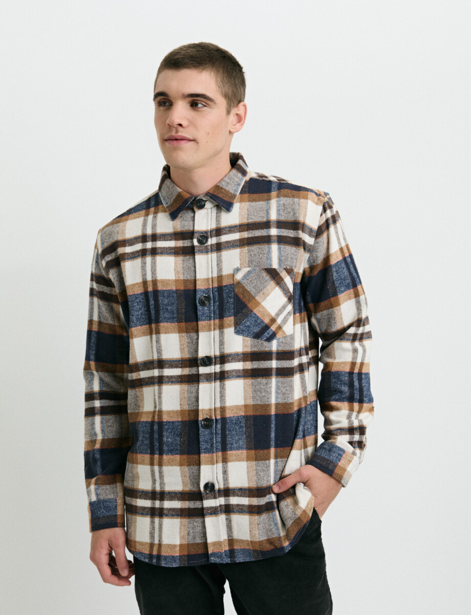 300568 SOBRECAMISA HARRY Ladrillo