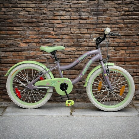 Bicicleta Baccio Mystic rodado 20 VIOLETA/VERDE