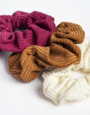 Skunzies Texturada Set De Scrunchies De Corderoy - Combinacion Tricolor