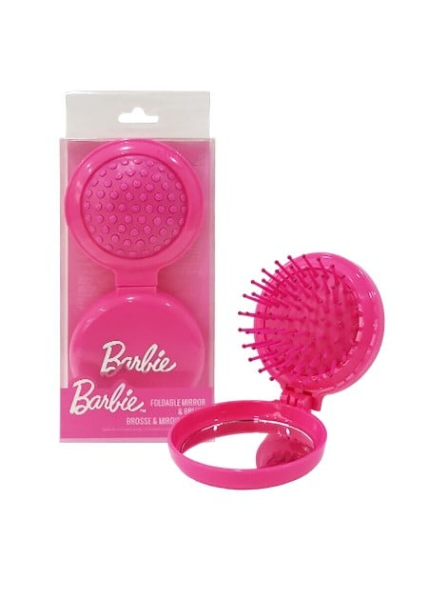 Mini cepillo Barbie con espejo 