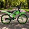 Bicicleta Estilo Moto Cross con Roncador Rodado 20" VERDE