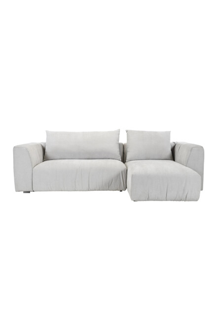 CORSO SOFA CORSO CHAISE DER 266X105X80CM (2PIEZAS) TELA GRIS CLARO
