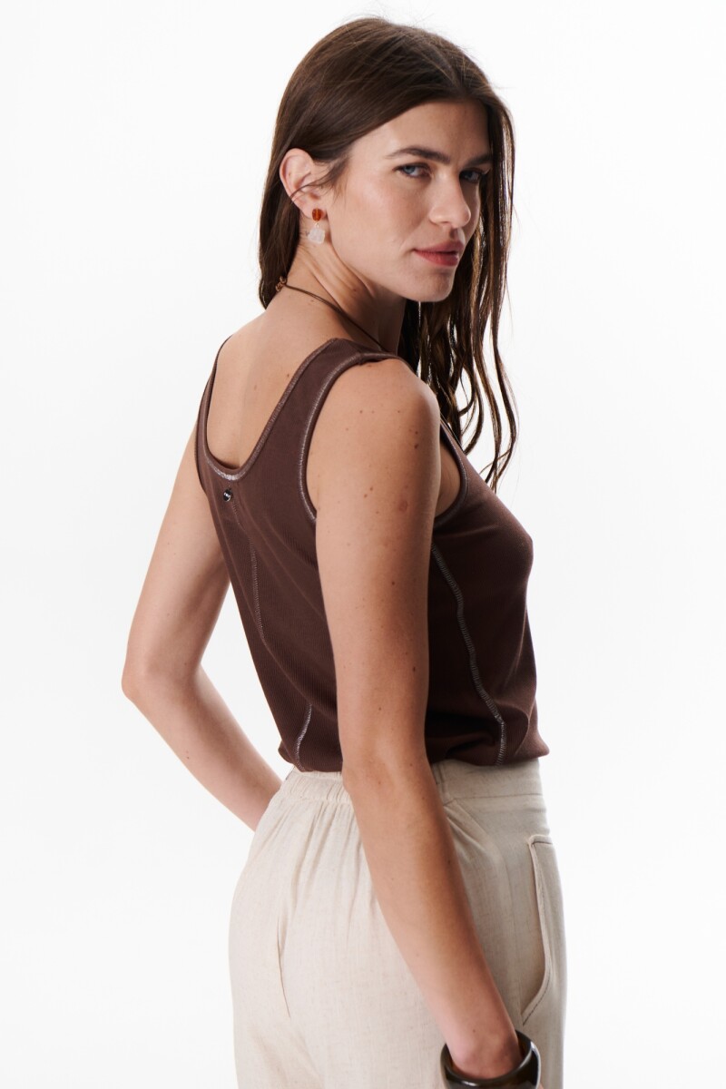 MUSCULOSA INES MARRON