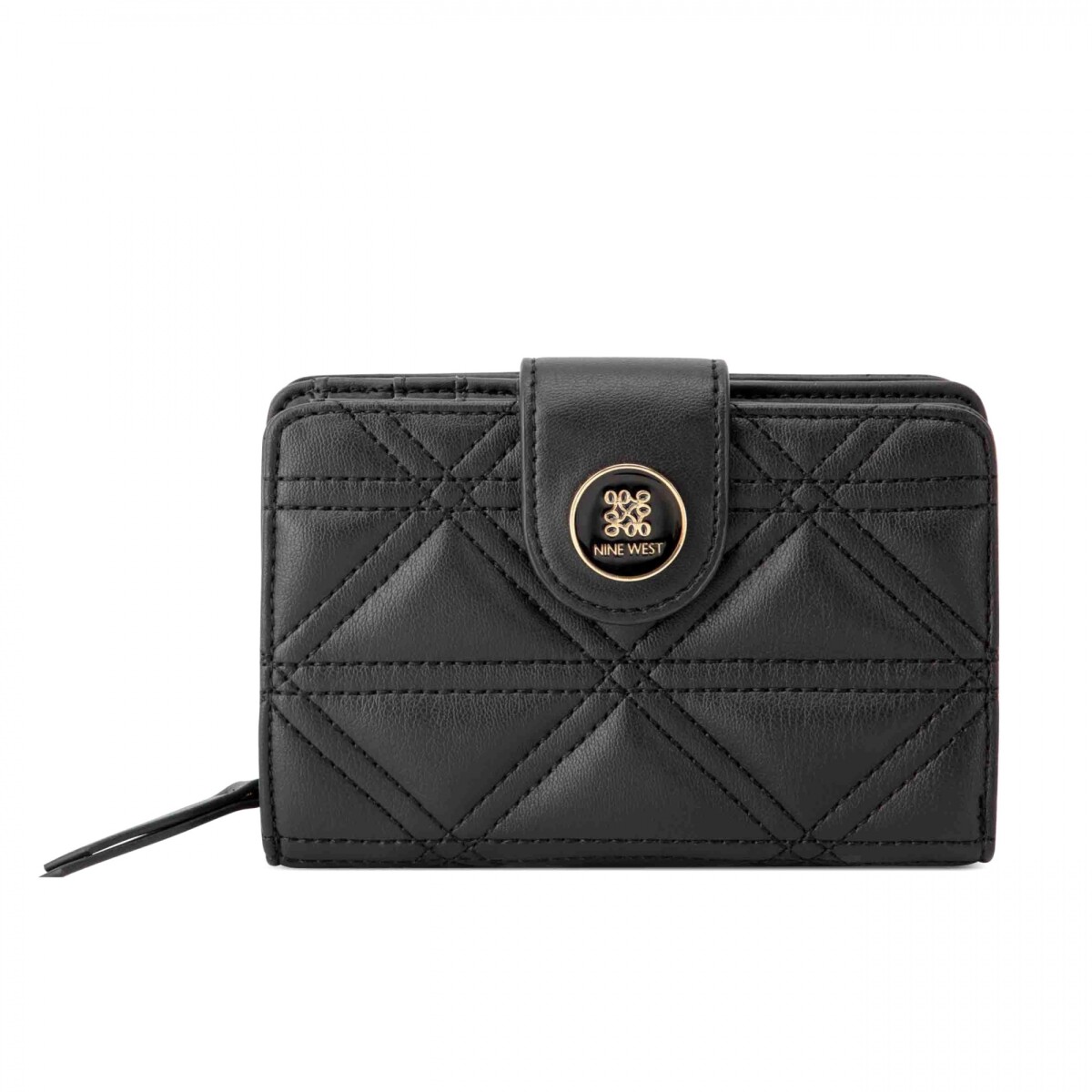 Small Leather Goods Harland French Wallet - Black 