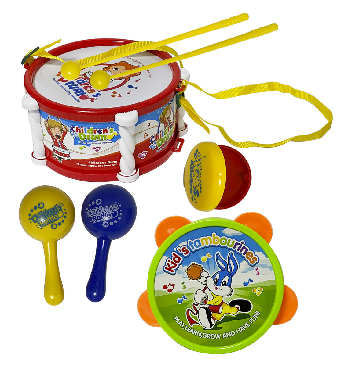 Set de instrumentos musicales 5 piezas 