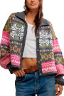 SNOWDRIFT CARDIGAN Rosa