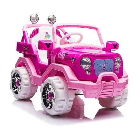 Jeep eléctrico 4x4 Minnie Con control remoto ROSA