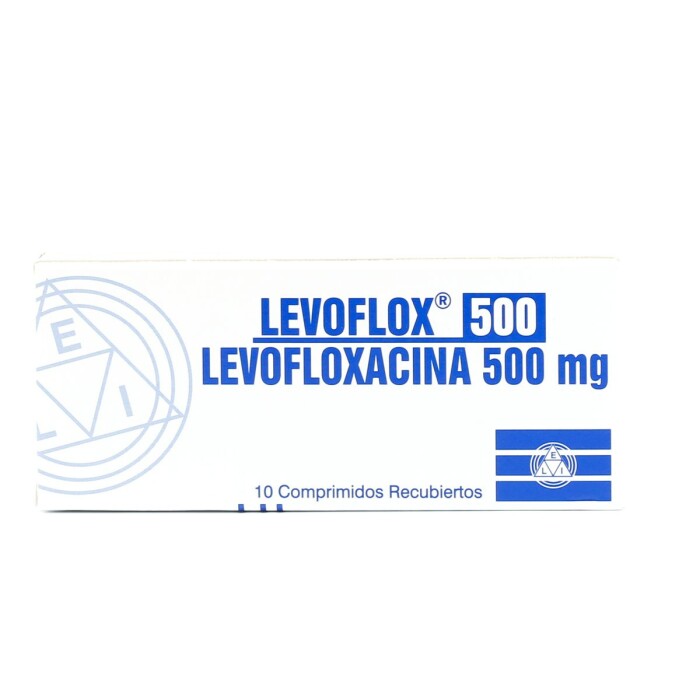 LEVOFLOX 500 MG. CJ X 10 COMP. única