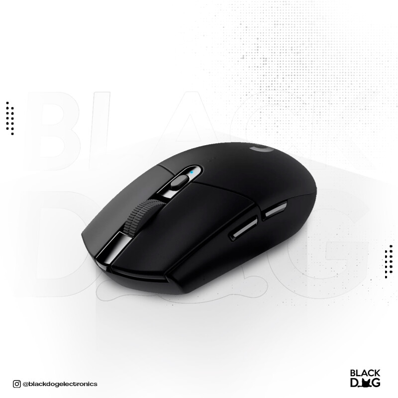 Mouse Gamer Inalámbrico Logitech Serie G G305 Black + Sm Mouse Gamer Inalámbrico Logitech Serie G G305 Black + Sm