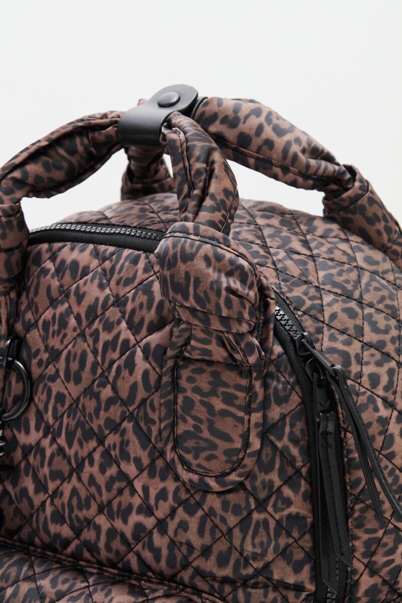 Mochila Animal Matelasse Negro