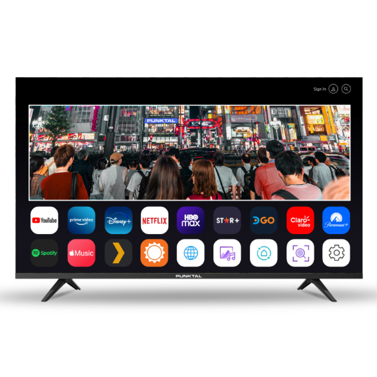 TELEVISOR PUNKTAL SMART 55" 4K PK-55W4K 