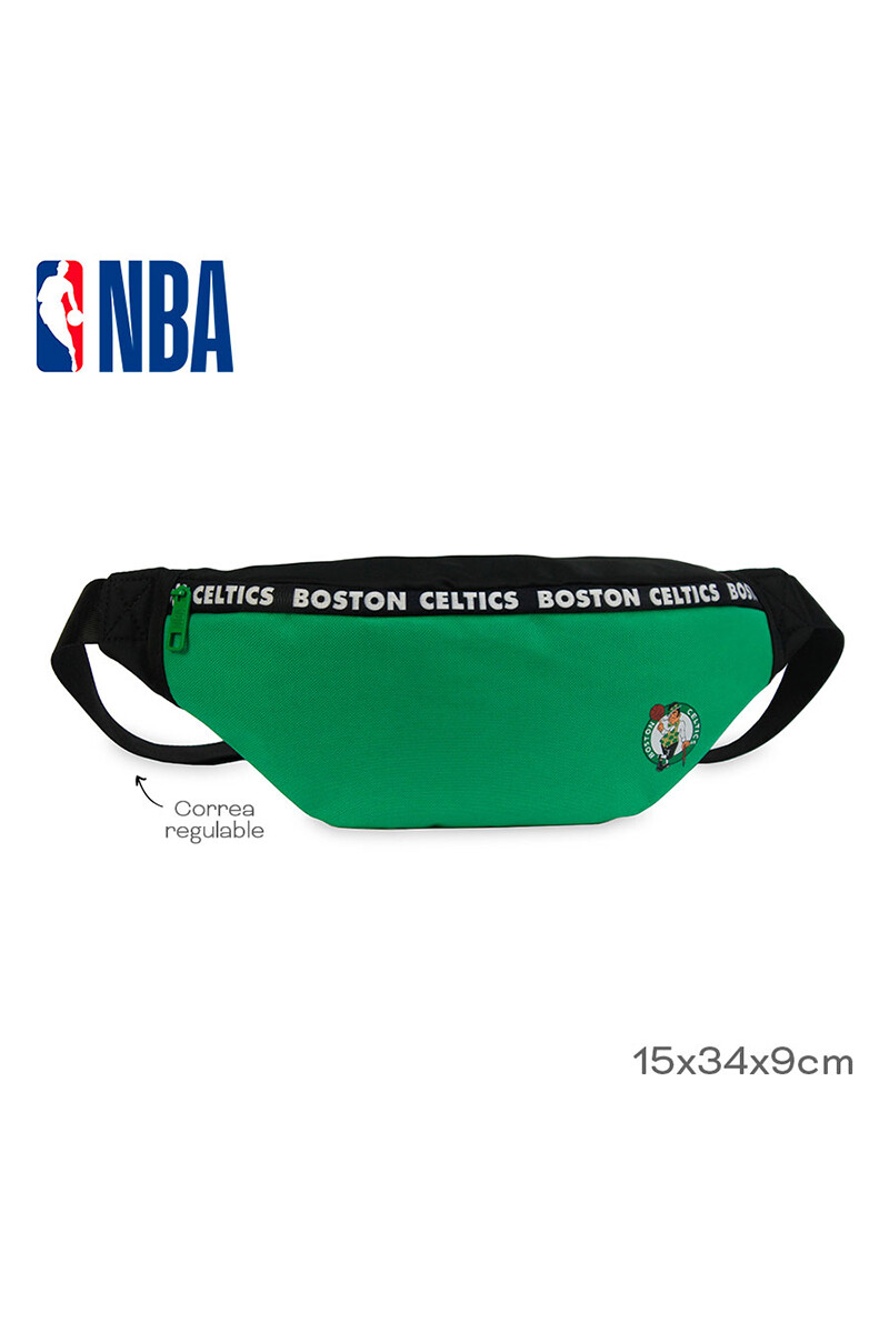 Riñonera nylon Boston Celtics - NBA Verde