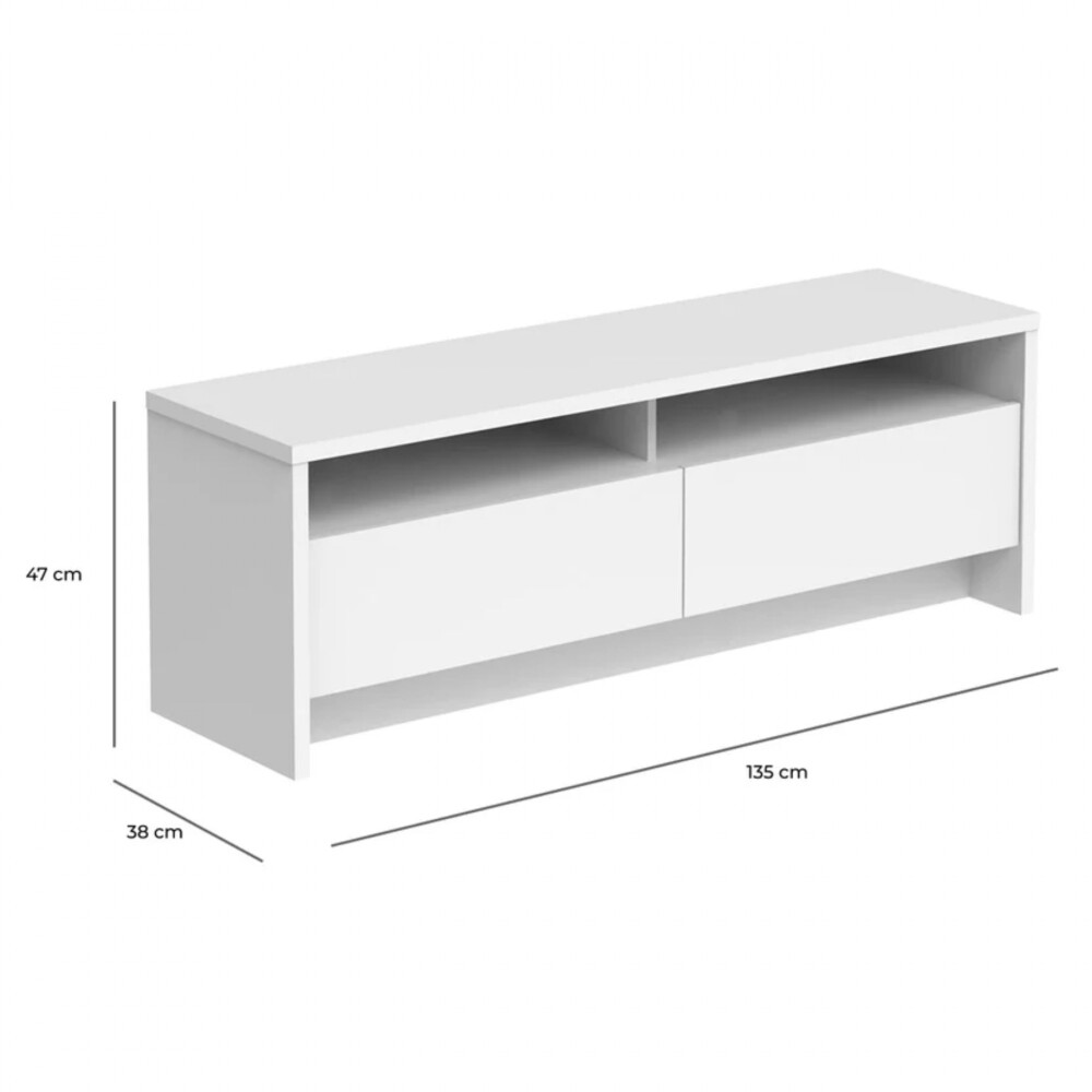 Rack de Tv 135 - Aspen Blanco