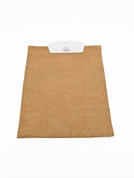 INDIVIDUAL RECTANGULAR BEIGE (V)