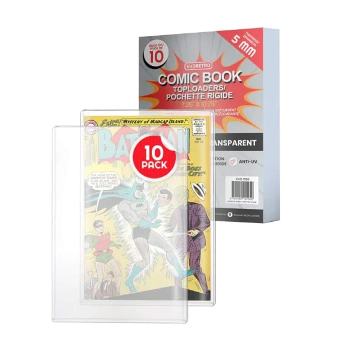 Protectores para Comics 5mm (Pack x10) * No incluye comic* 