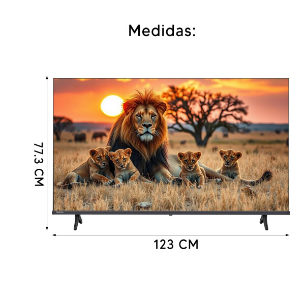 Smart Tv 55" Hisense Miniled 4k 55u6n TV 55 HISENSE MINILED 55U6N