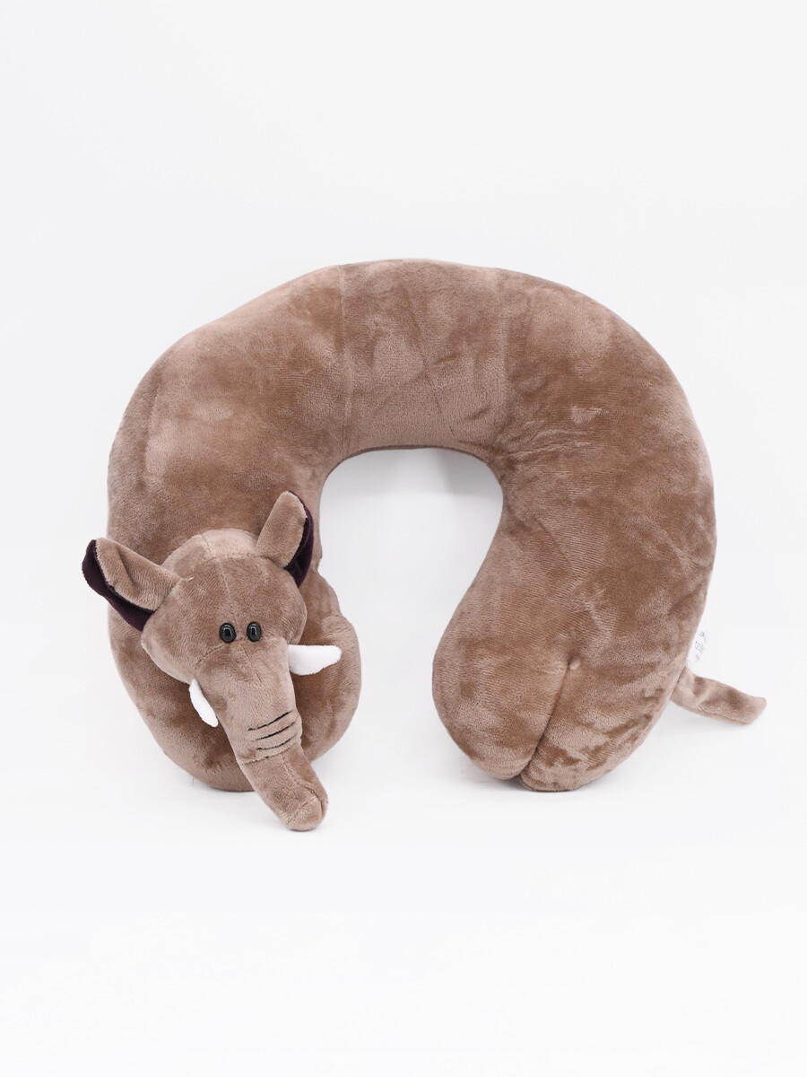 ALMOHADON VIAJE ELEPHANT - GRIS 