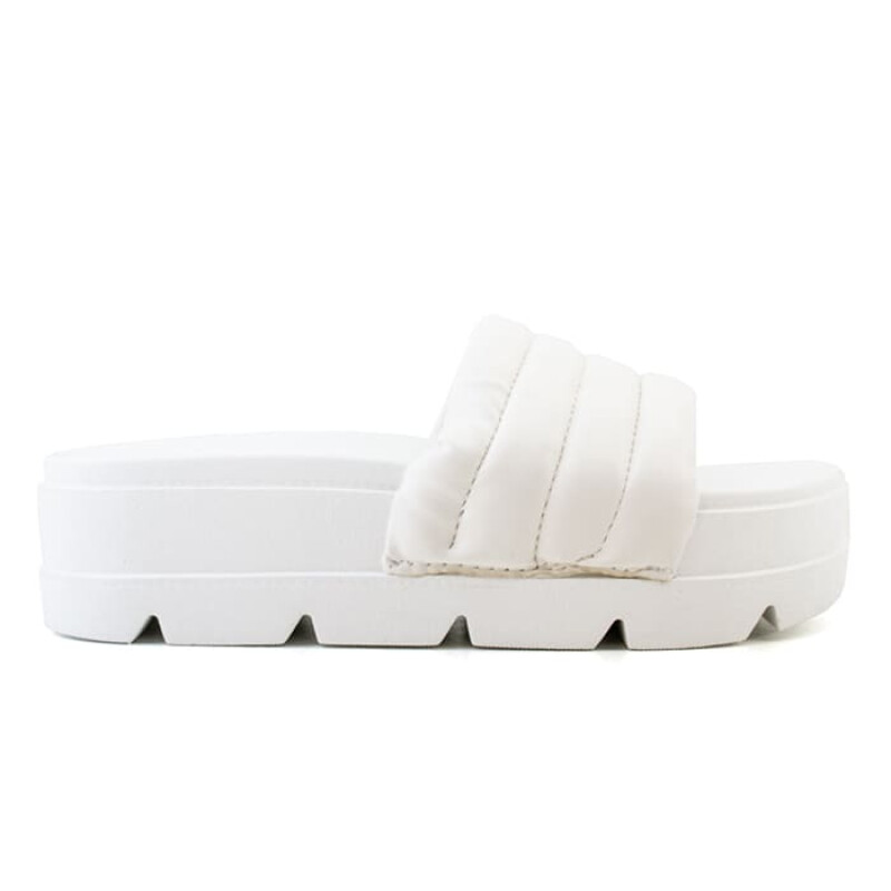 Chinela Chill Sunday de Mujer - T26-21 Blanco