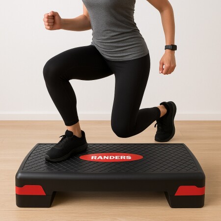STEP REGULABLE CON DOS ESCALONES NEGRO