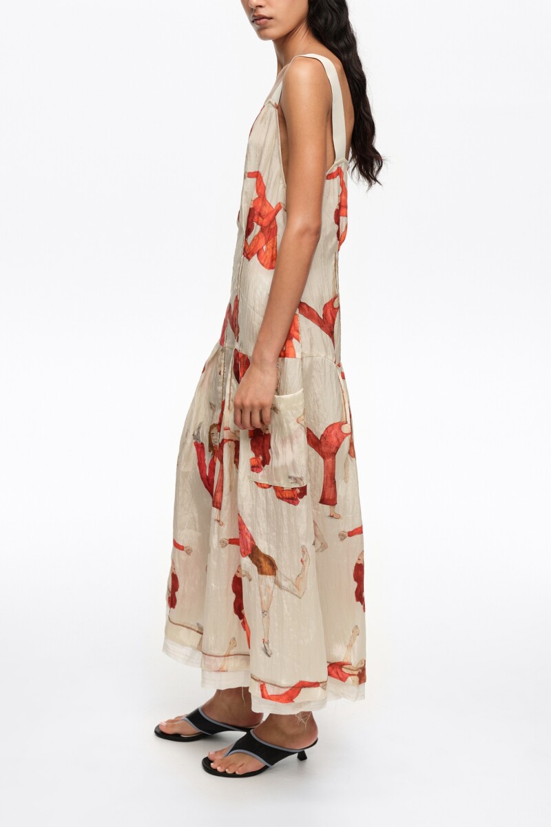 VESTIDO TIRANTES Estampado