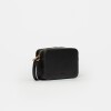 Mini Bag Lane En Efecto Cuero Zaffiano Negro