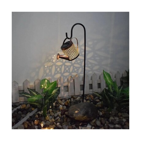JARRA LED PARA JARDIN CON PANEL SOLAR 22*80CM 001