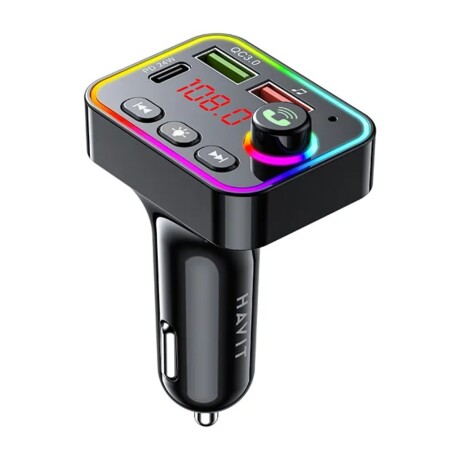 TRANSMISOR HAVIT HVFM819BT FM BT PARA AUTO TRANSMISOR HAVIT HVFM819BT FM BT PARA AUTO