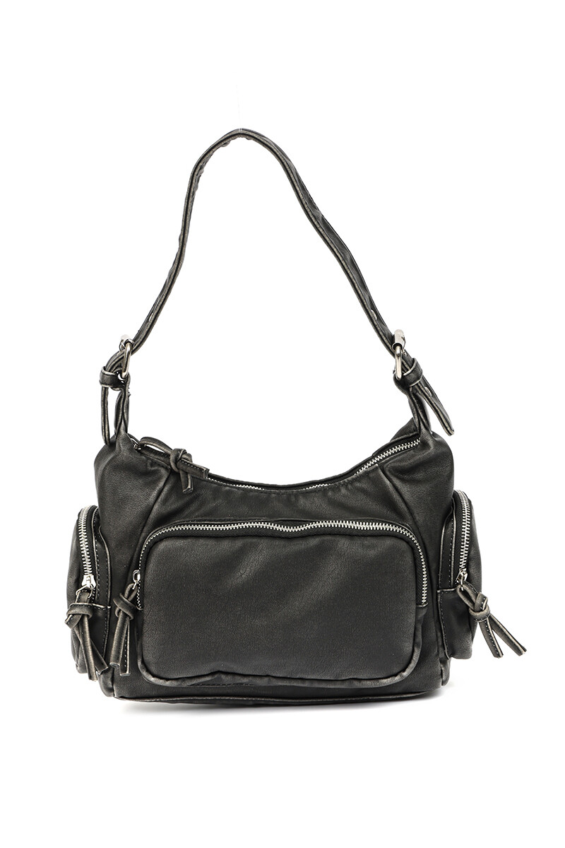 Cartera Esmeraldas Negro