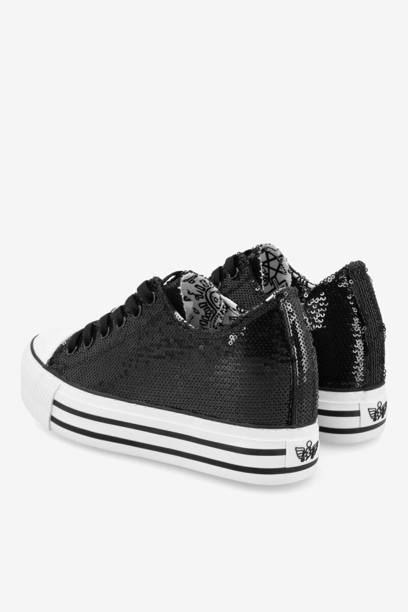 ZAPATILLA OLD SCHOOL - CAÑA BA Negro