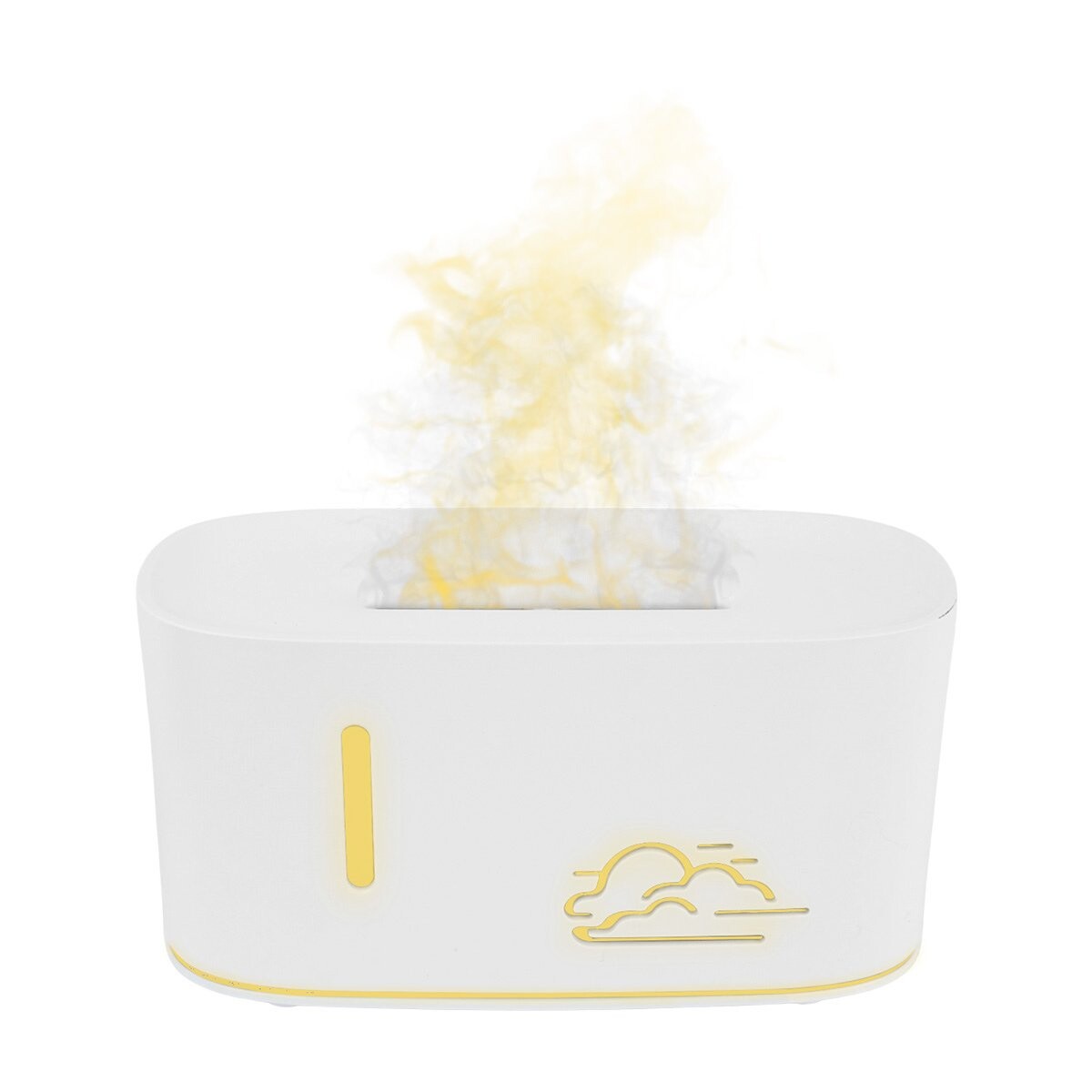 Humidificador perfumador ovalado con luz LED 