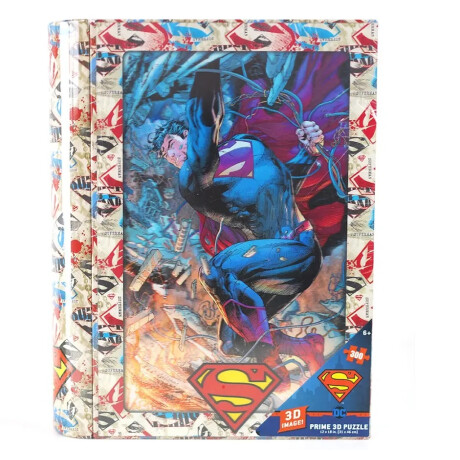 Puzzle lenticular de 300 piezas de Superman en lata Puzzle lenticular de 300 piezas de Superman en lata