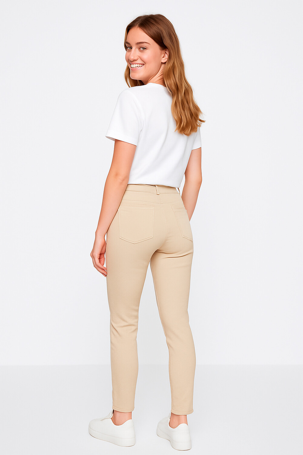 Pantalon Bardot Beige Claro
