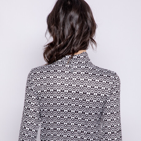 TOP MORELLIA Negro/Blanco