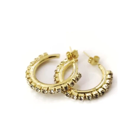 Caravanas Aros Argollas Glow Gold 001