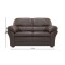 Sillon 2 cuerpos Cuero Natural Chocolate