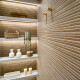 Porcelanato Maderado Decorado 3D 33X100Cm Pared GAMAS DE MARRON