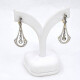 Caravanas Antiguas En Oro 18K, Platino Y Diamantes Caravanas Antiguas En Oro 18K, Platino Y Diamantes