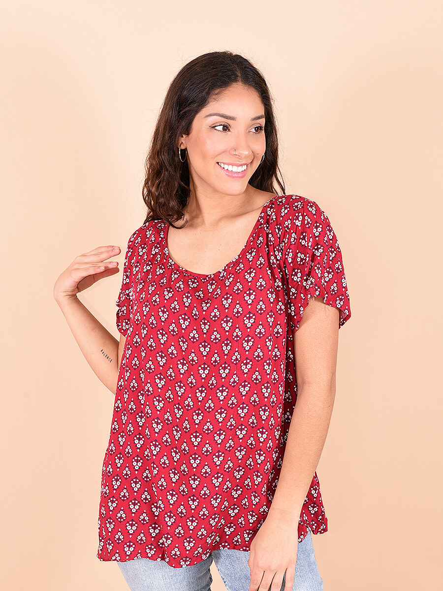 BLUSA ALBA - BORDEAUX 