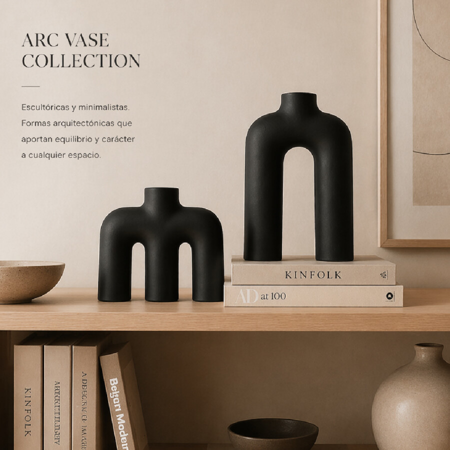 Jarrón Deco Milo Black