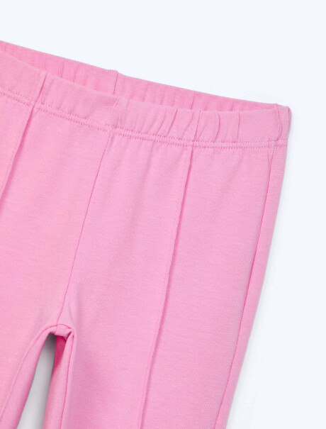 CALZA INFANTIL DE ALGODÓN ROSA