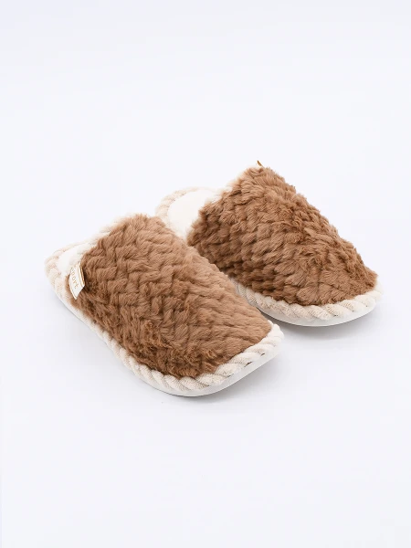 PANTUFLA MAMPI MARRON