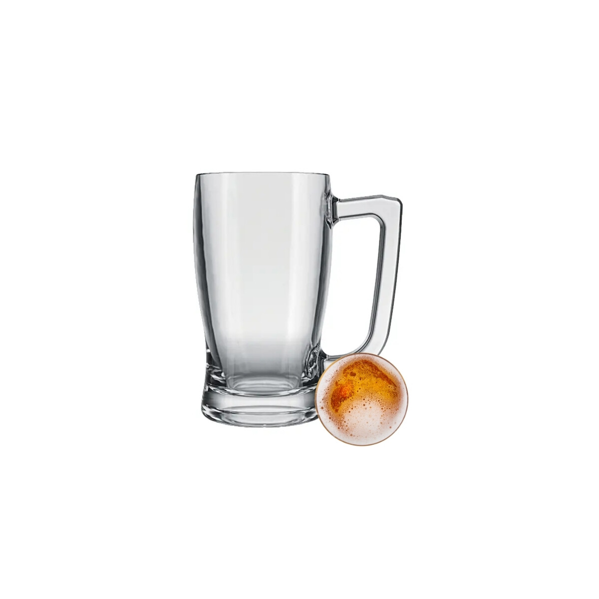 Jarra de Cerveza de Vidrio Taberna 340 ml 
