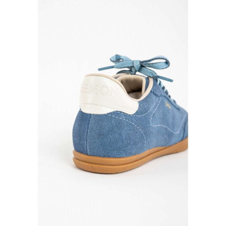 Zapatilla Gamuza Azul