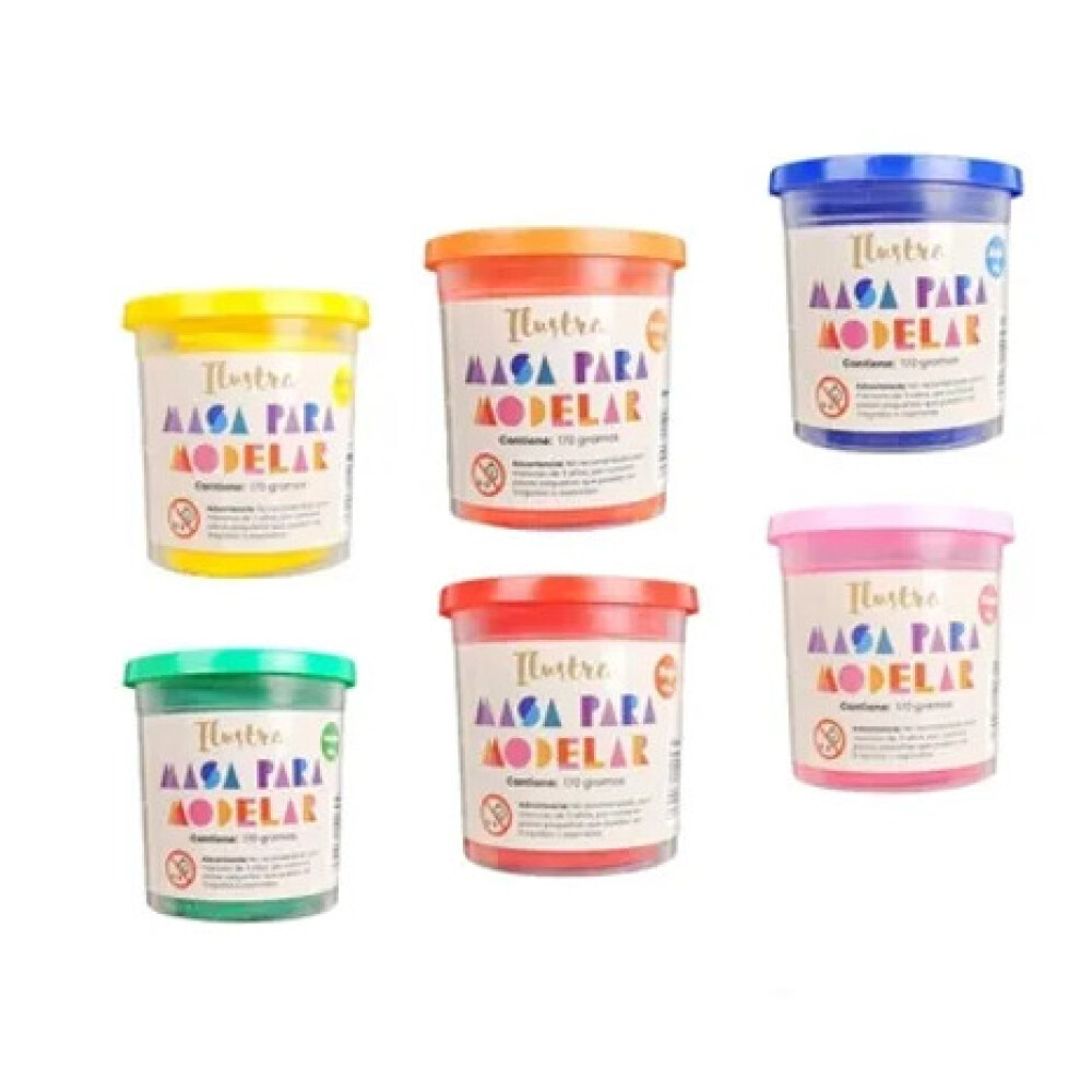 Masa De Modelar 170Gr Amarillo Ilustra #Masa De Modelar 170Gr Amarillo Ilustra